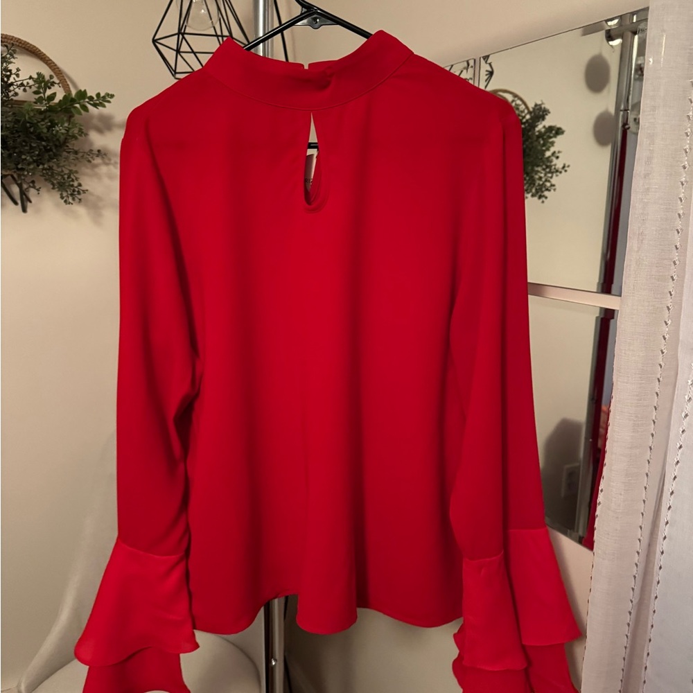 Elegant Red Women's Top